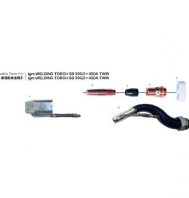Compatible for igm WELDING TORCH SB395/700